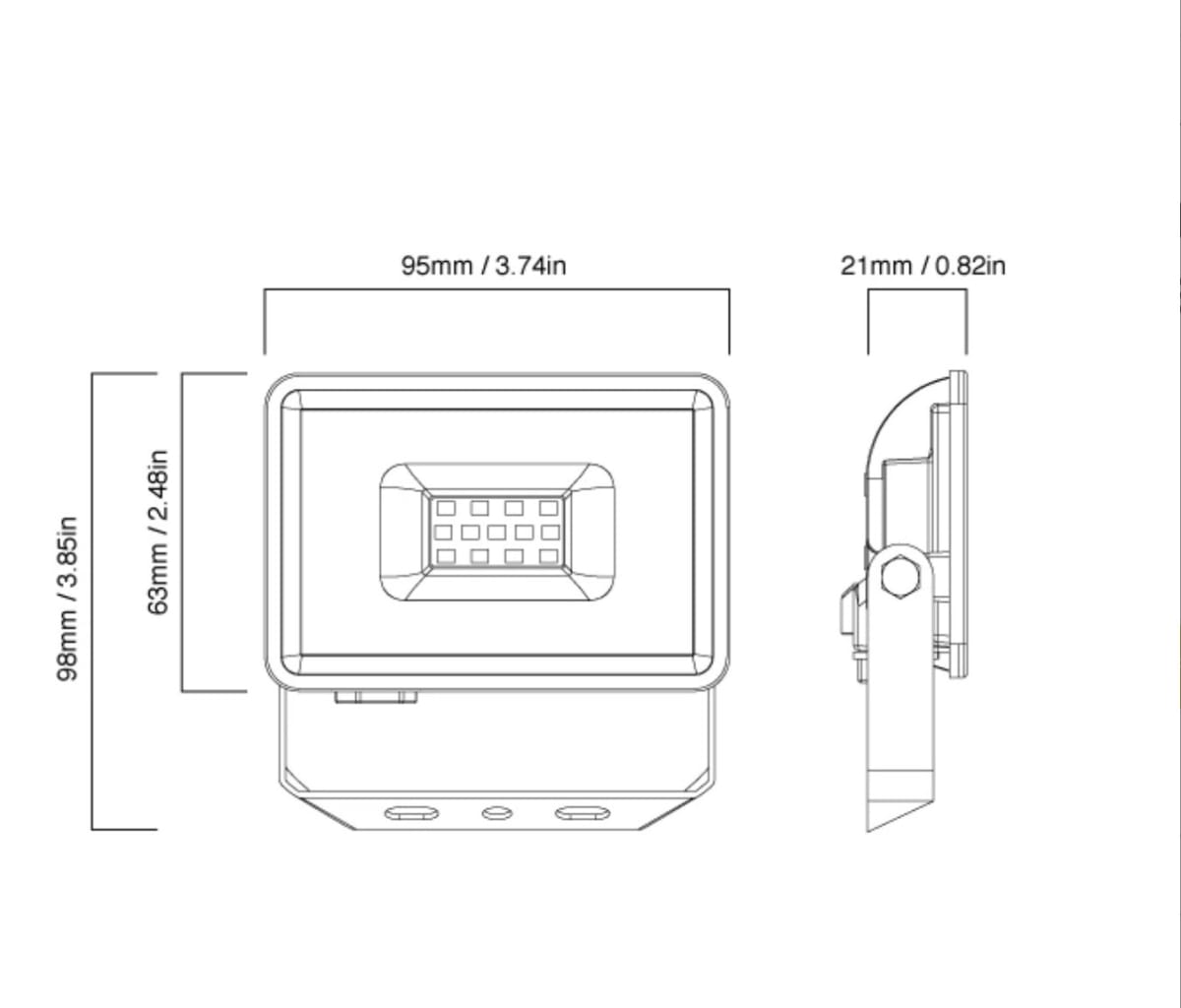 PROYECTOR LED 10W LUZ NEUTRA IP65 220VAC2