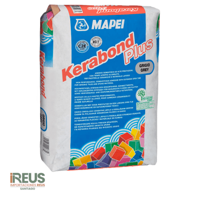 ADHESIVO PARA PORCELANATO KERABOND PLUS GRIS BOLSA DE 25 KG