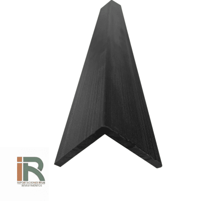Perfil L Corner wall panel exterior 50x50x2900mm - BLACK1