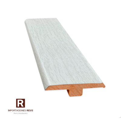 Cubrejunta de transición 9X45X2400mm - FOLIO BLANCO