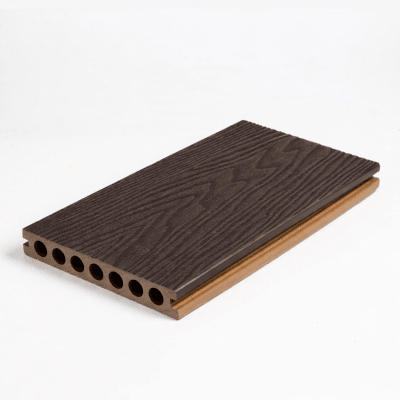 Deck WPC Coextruido bicolor - teak con rosewood