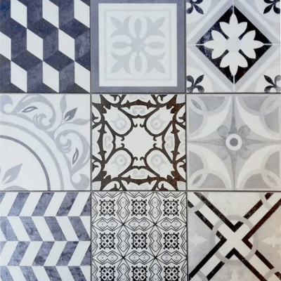 Cerámica 56x56cm $6.990 xm²- Calcareo Gris