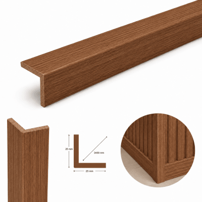 Perfil L Corner 25x25x2400 - OAK1