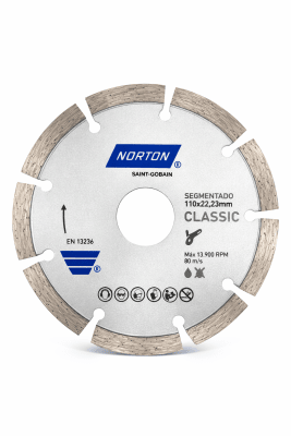 Disco Diamantado Segmentado Norton Classic