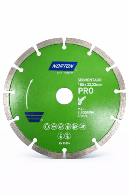 Disco Diamantado Segmentado Norton PRO1