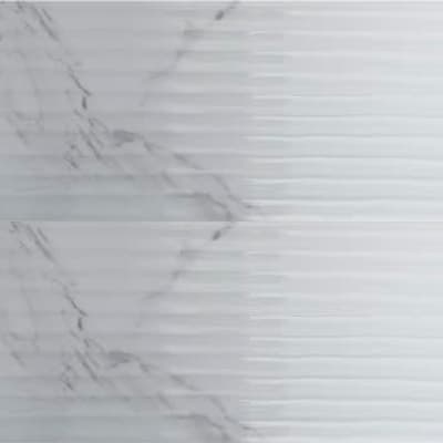 Revestimiento de Muro 30x90cm $9.994 m² c/iva - Emotion Naos Channel Blanco Brillo1