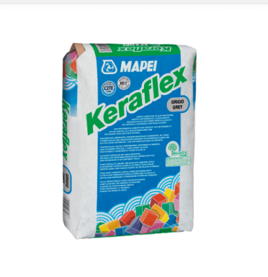 Adhesivo de Altas Prestaciones A.C. y P/P  KERAFLEX Grey Bolsa de 25 Kg1