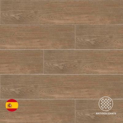 Porcelanato antideslizante 30x150cm $19.990 m² - Larix Wengue Mate1
