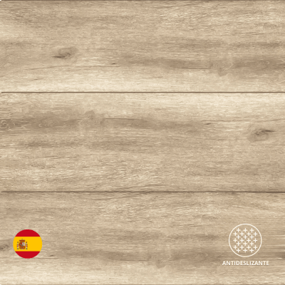 Porcelanato 23.3x120cm $16.990 m² c/iva - Pecan Antideslizante Beige1