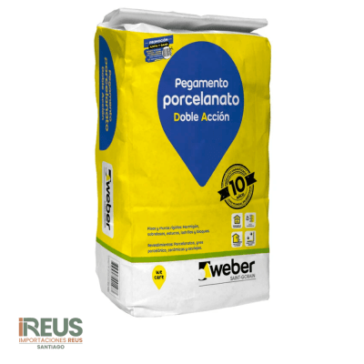 Pegamento WEBER Doble Acción (D.A) 25 Kg