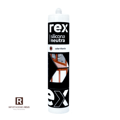 REX SILICONA NEUTRA TITANIO 300ML