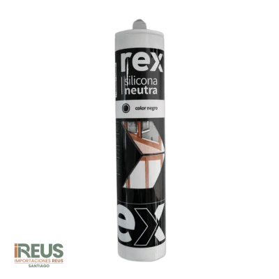 REX SILICONA NEUTRA NEGRA 300ML