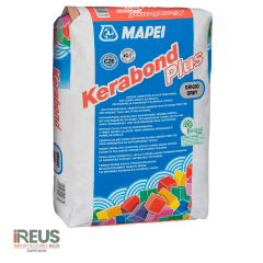 ADHESIVO PARA PORCELANATO KERABOND PLUS GRIS BOLSA DE 25 KG