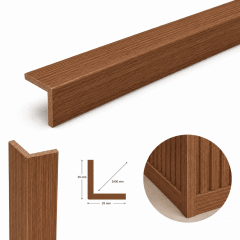 Perfil L Corner 25x25x2400 - OAK
