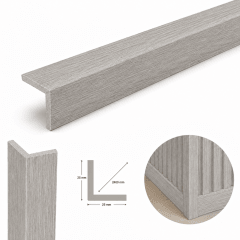 Perfil L Corner 25x25x2400  - Perla