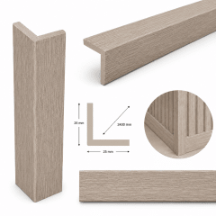 Perfil L Corner 25x25x2400 - Legacy