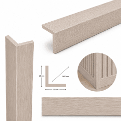 Perfil L Corner 25x25x2400 - Royal