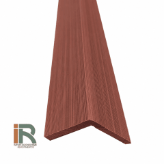 Perfil L corner wall panel exterior 50x50x2900mm - Red wood