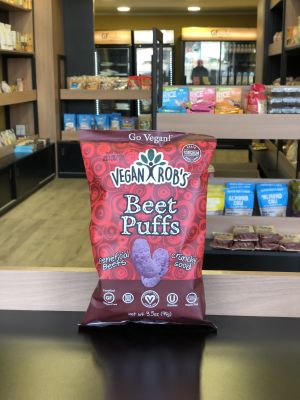 Beet Puffs 99g Vegan Bobs Beet Puffs 99g Vegan Bobs