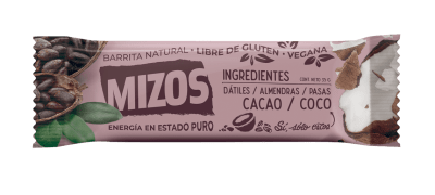 Barrita Natural Cacao / Coco 35 grs Barrita Natural Cacao / Coco 35 grs