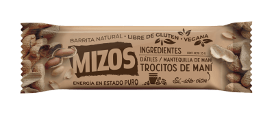 Barrita Natural Trocitos de Maní 35 grs Barrita Natural Trocitos de Maní 35 grs