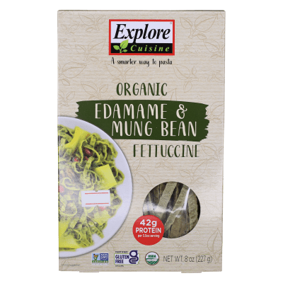 Explore Cuisine Organic Adamame & Mung Bean Fetuccine 227 g Explore Cuisine Organic Adamame & Mung Bean Fetuccine 227 g