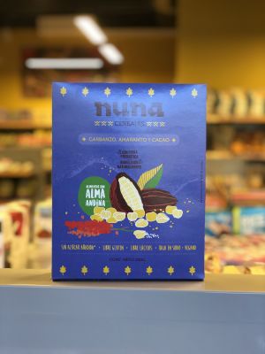 Cereales de Garbanzos, Amaranto y Cacao Cereales de Garbanzos, Amaranto y Cacao