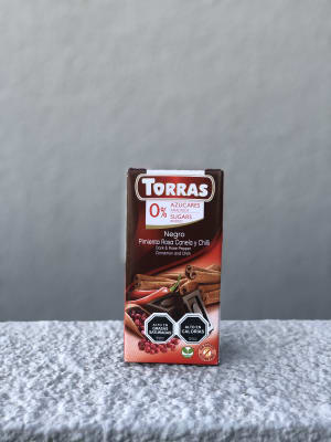 Chocolate Negro Pimienta Rosa Canela y Chilli 75g Chocolate Negro Pimienta Rosa Canela y Chilli 75g