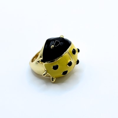 Anillo Ladybug Yellow2