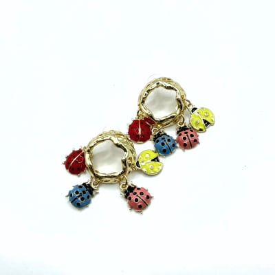 Aros Ladybug Charms1