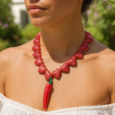 Collar Chili Love3