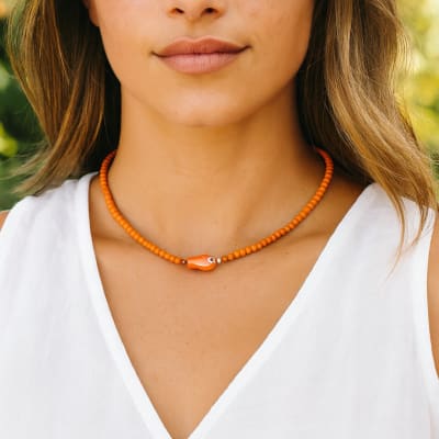 Collar Orange Mini Fish1