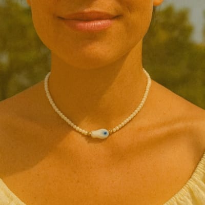 Collar White Ocean Fish1