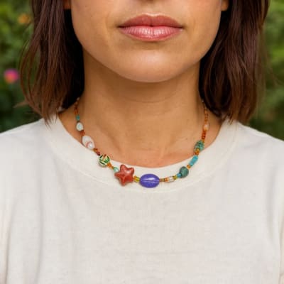 Collar Ocean Mix Beads 33