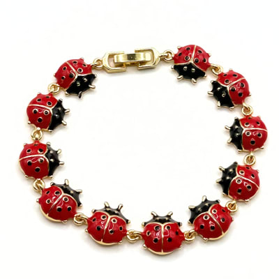 Pulsera Ladybug Charm1