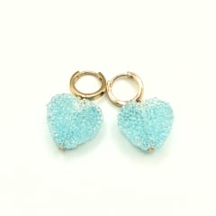 Aros Crystal Heart Blue