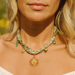 Collar Silk  Sun