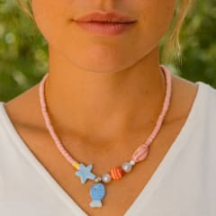 Collar Pink Sea Dreams