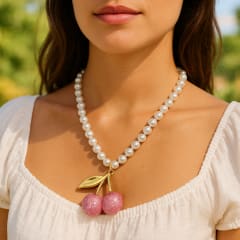 Collar Cherry Pearl