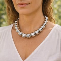 Collar Silver Sphere Supreme
