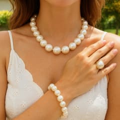 Set Pearl Bubble White