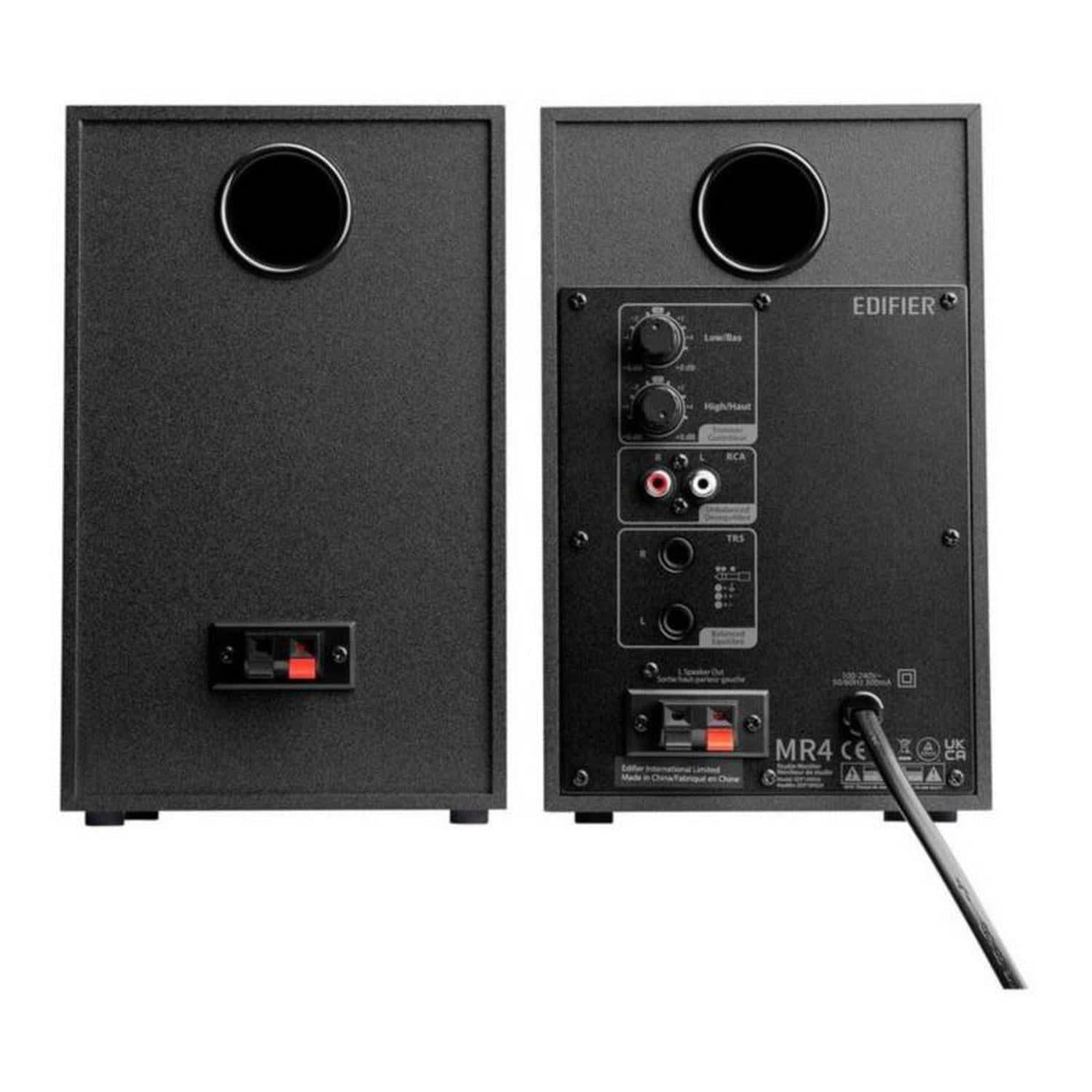 Edifier MR4 スタジオモニタースピーカー 42W ブラック MR4 BLACK | Edifier Chile Oficial
