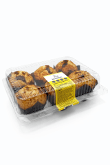 MUFFINS RELLENOS MANJAR NUEZ - 6 UNIDADES