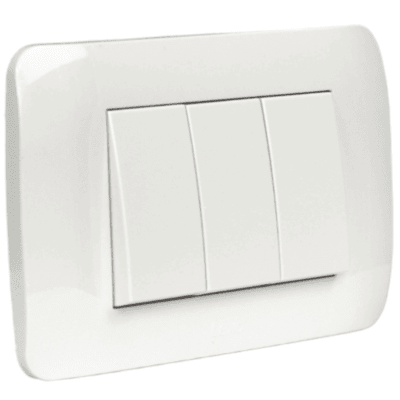 INTERRUPTOR TRIPLE 9/32 10A 250V BLANCO ARMADO1