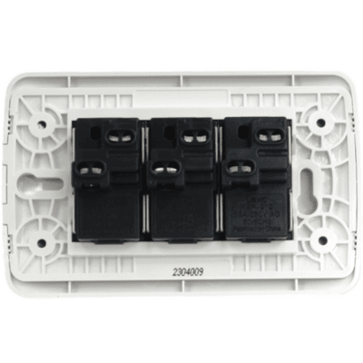 INTERRUPTOR TRIPLE 9/32 10A 250V BLANCO ARMADO2
