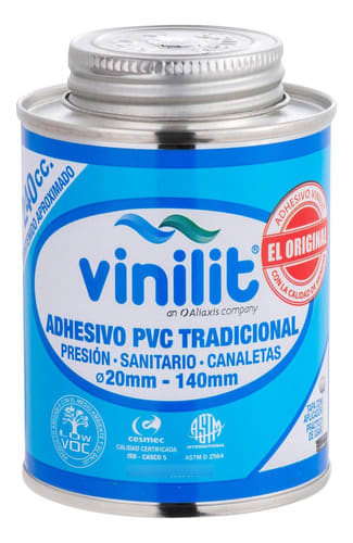 VINILIT - Adhesivo Tradicional para PVC– 240 cc Lata con Aplicador1