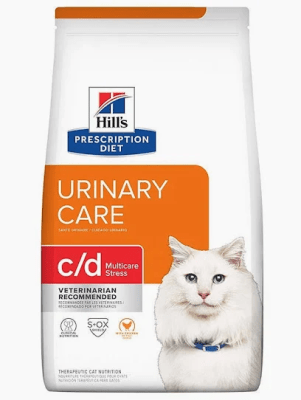 HILLS URINARY CARE GATO F C/D MULTICARE STREES CHICKEN 4 LB (1,81 KG)1