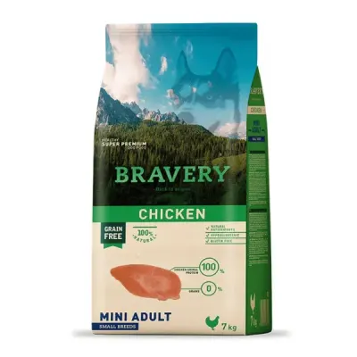 BRAVERY CHICKEN MINI ADULTO SMALL BREED 7 Kg1