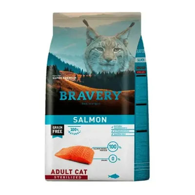 BRAVERY SALMON ADULT CAT STERILIZED1