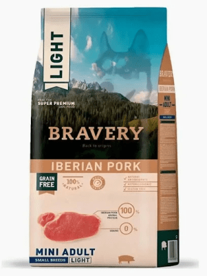 BRAVERY LIGHT IBERIAN PORK MINI ADULT SMALL BREEDS1